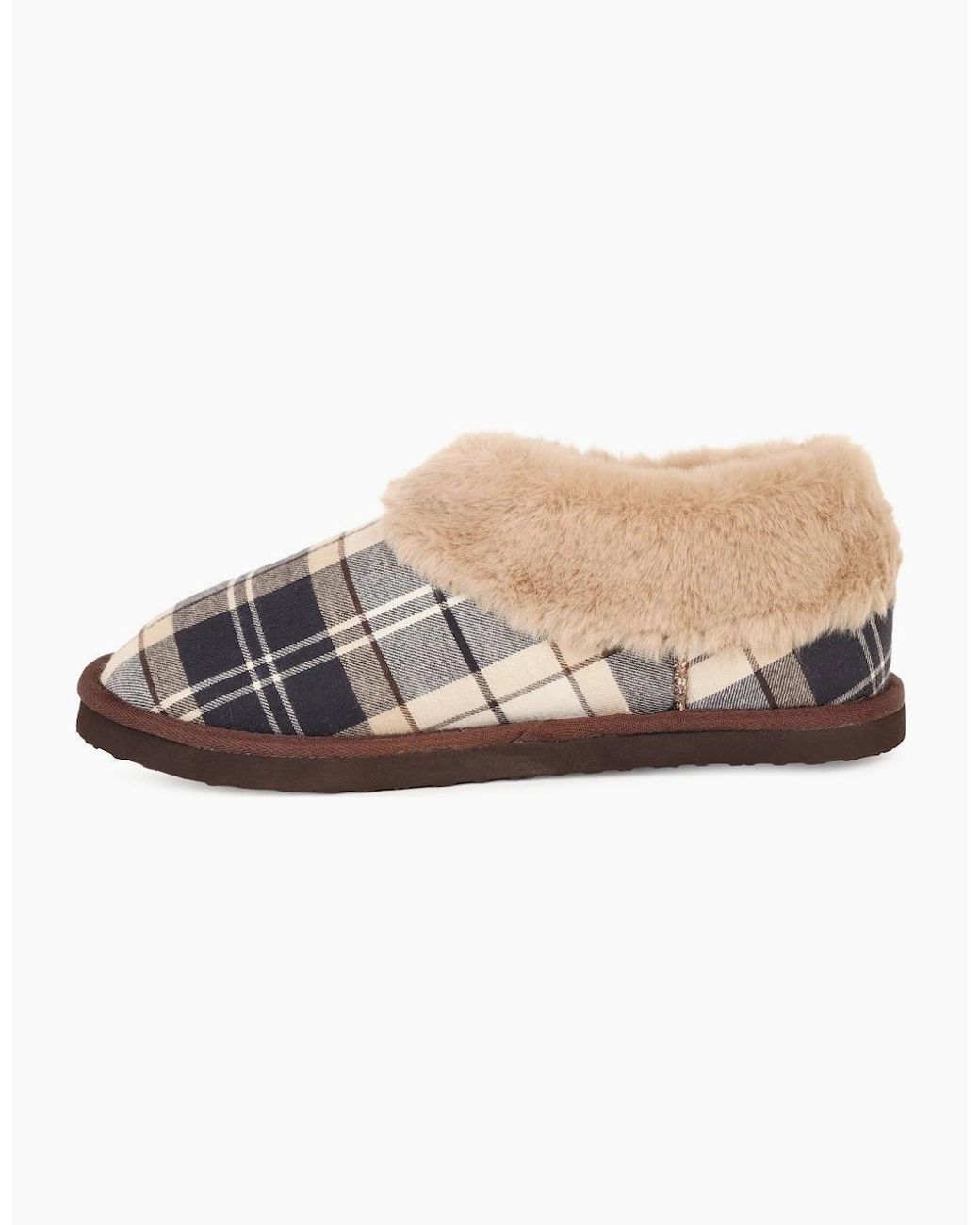 Barbour Multicolor Eloise Tartan Bootie Slippers