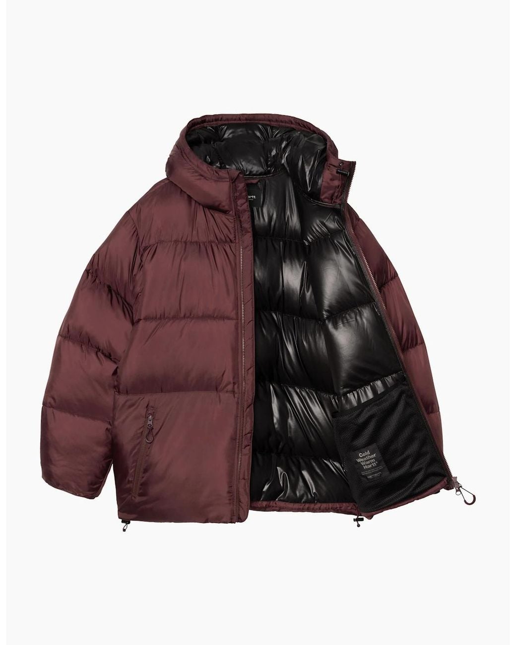 Carhartt Red Carhartt Jacket Toronto Winter Coat Burgundy for men
