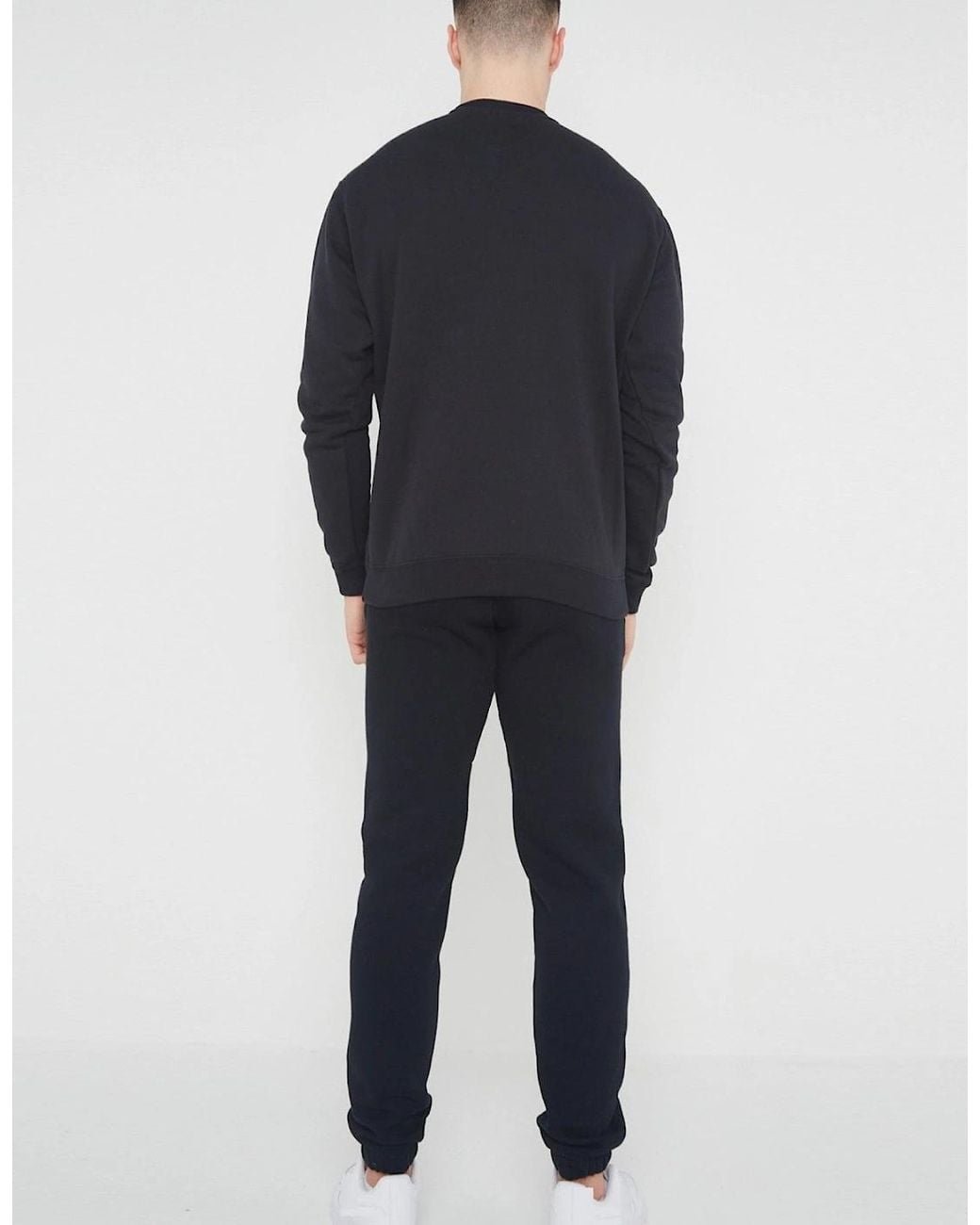 Nike Black Clubfleece Crewneck Full Tracksuit Set
