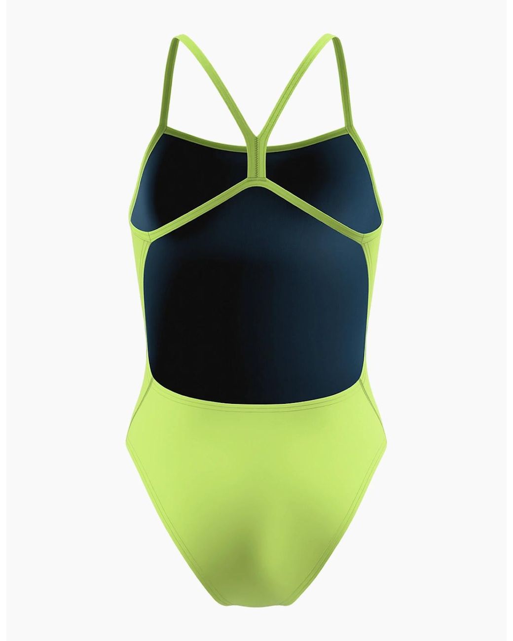 Speedo Green Ladies 2.0 Solid V-Cut One Piece Swimsuit