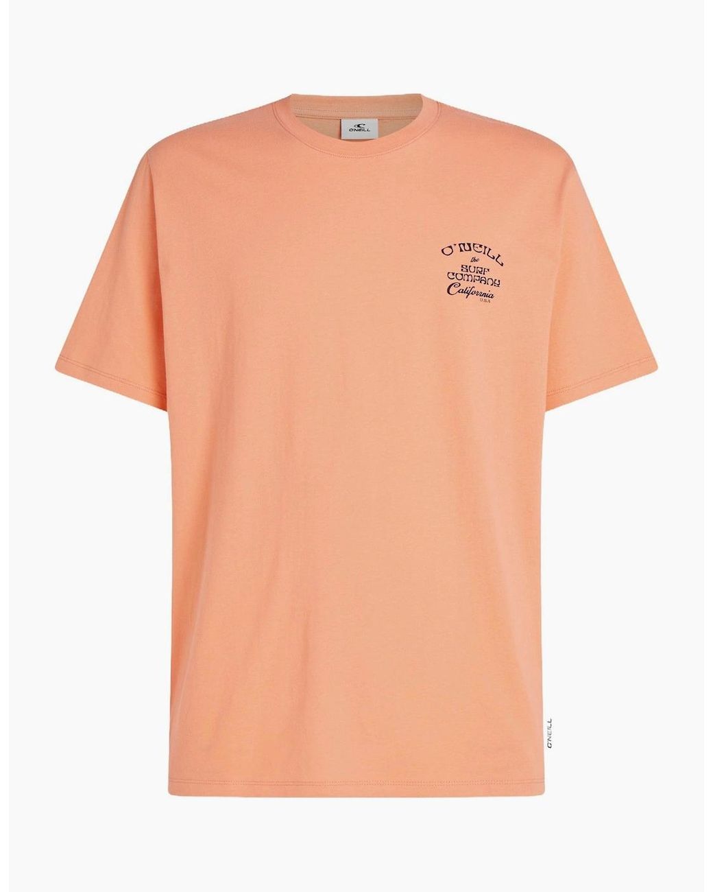 O'neill Sportswear Pink Beach Chest Print Short Sleeve T-Shirt for men