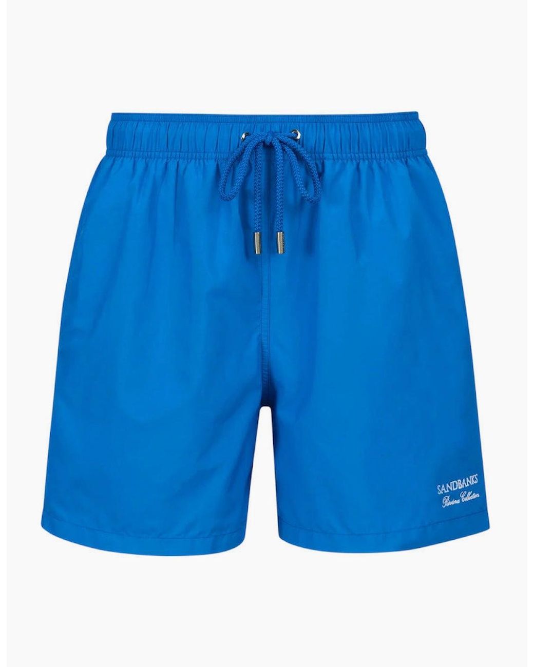 Sandbanks Blue Riviera Collection Swim Shorts Cobalt for men
