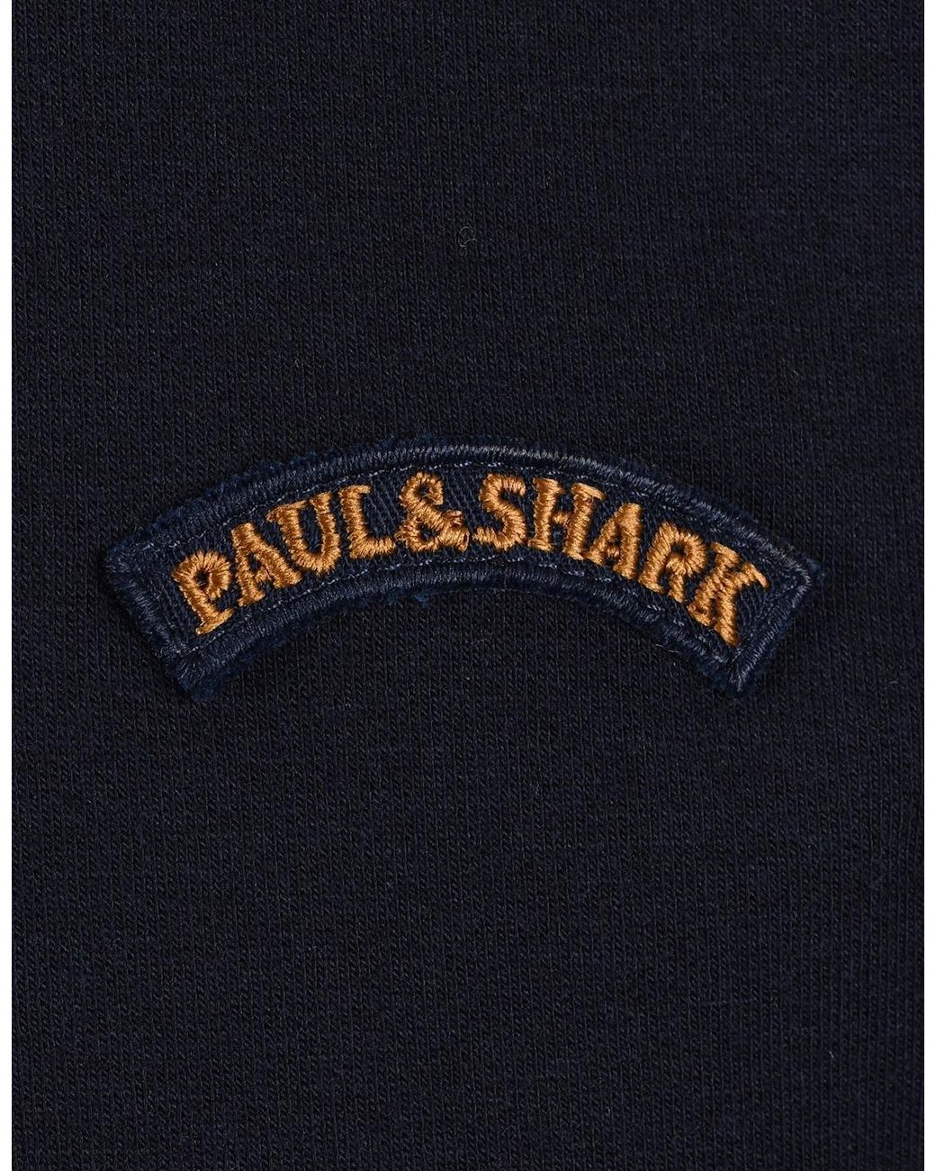 Paul & Shark Blue Crew Neck Sweatshirt for men