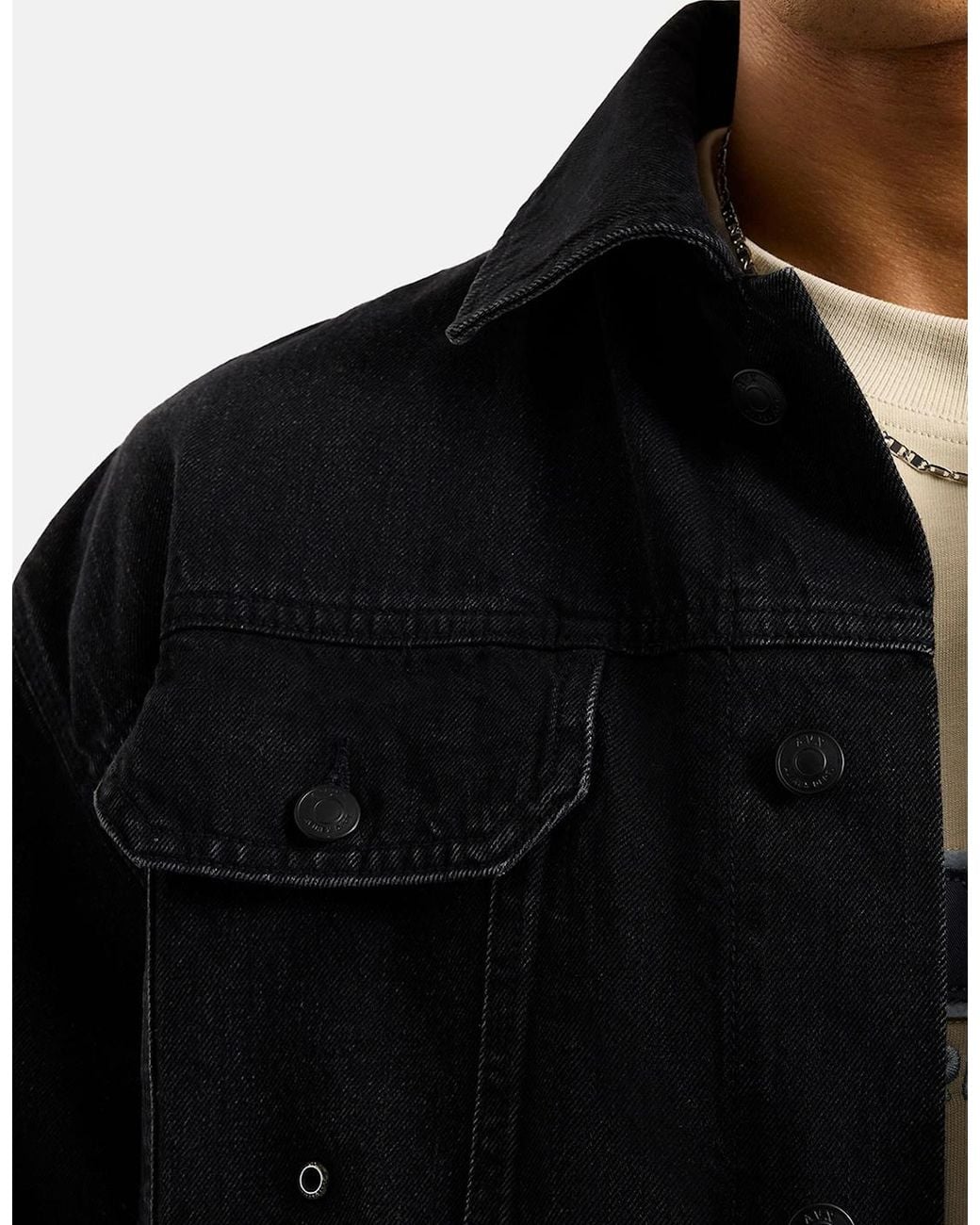 AVX Black Edwards Denim Jacket for men
