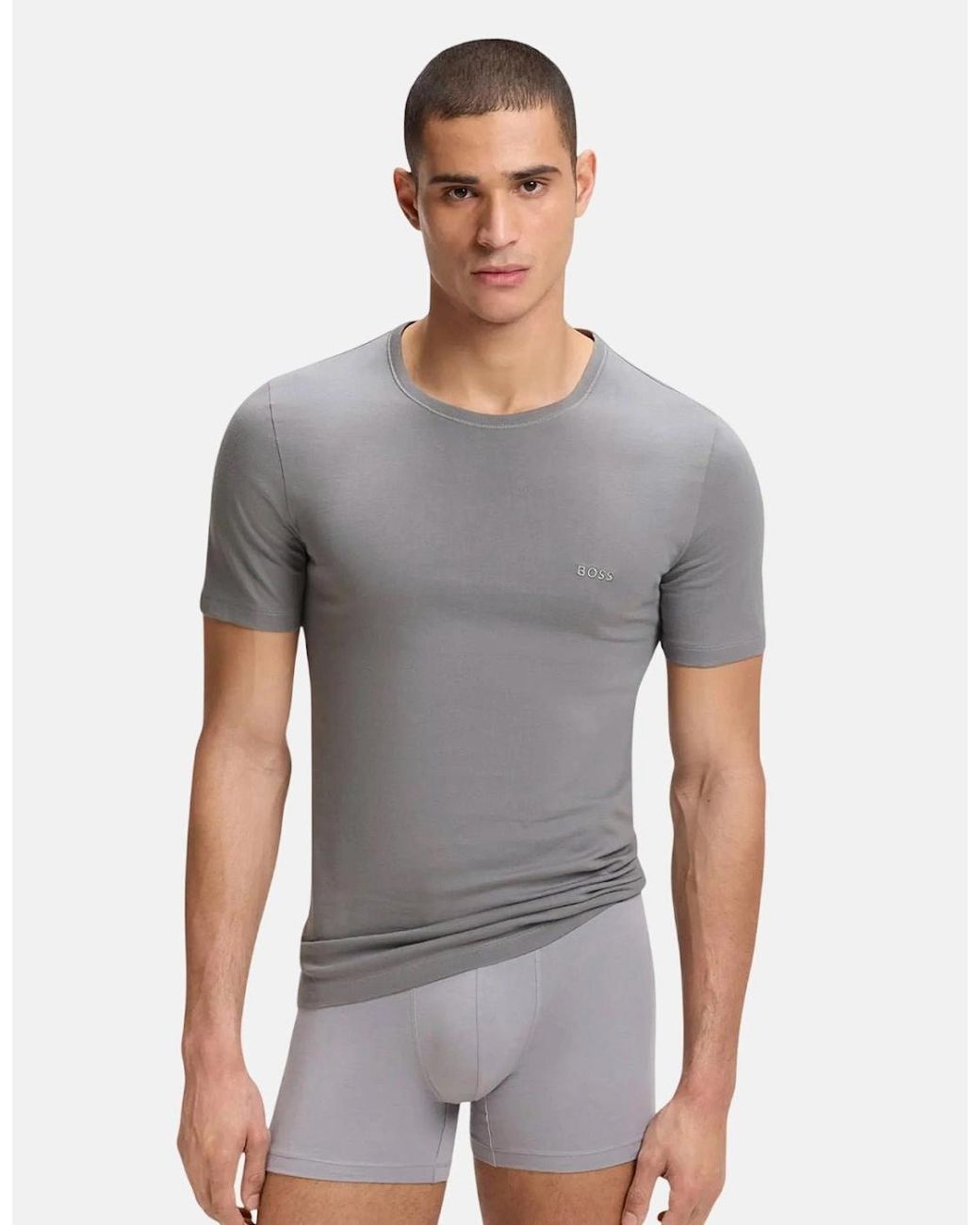 Boss White Boss 3-Pack Cotton T-Shirts for men
