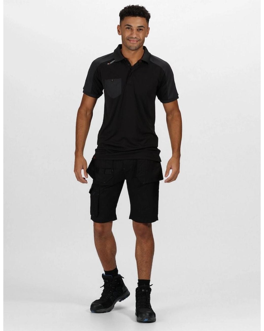 Regatta Black Professional Cargo Shorts for men