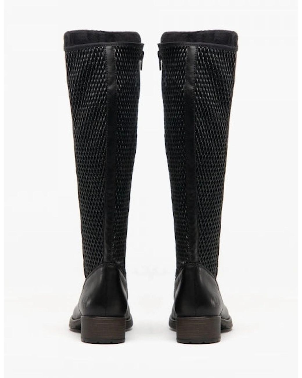 Rieker Black Z9591-00 Tall Boots
