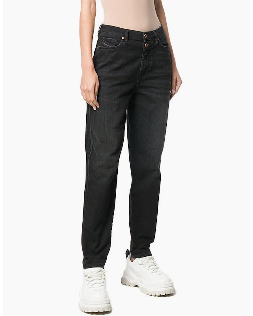 DIESEL Black Alys 069Bg Jeans Denim Regular Straight Regular Waist Fit Pants