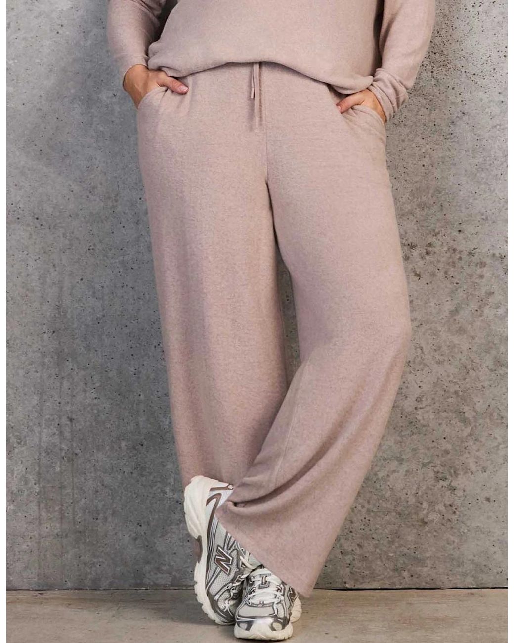 Live Unlimited London Natural Oatmeal Supersoft Trouser