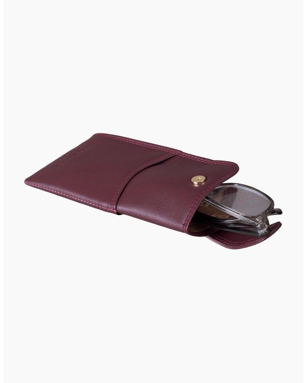 Lakeland Leather Purple Glasses Case