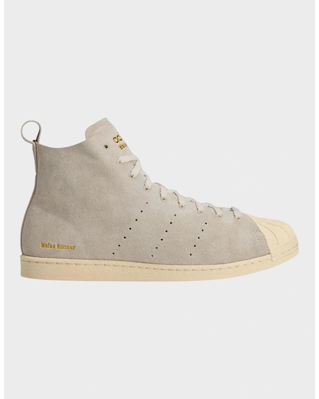 Wales Bonner Natural Adidas Superstar High Wb Mist Stone