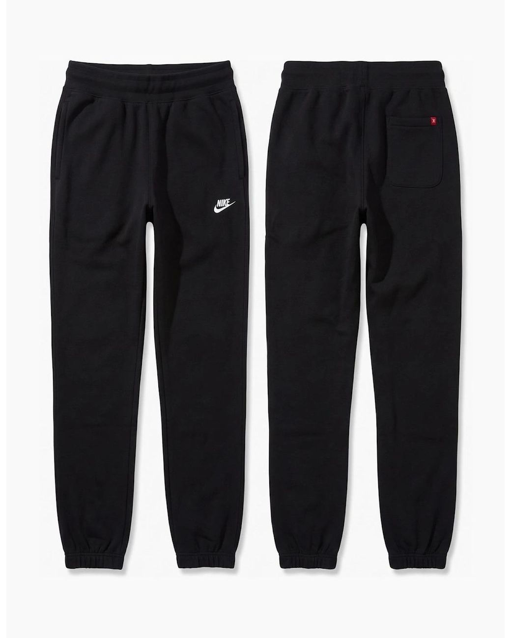 Nike Black Foundation Aw77 Cuffed Joggers for men