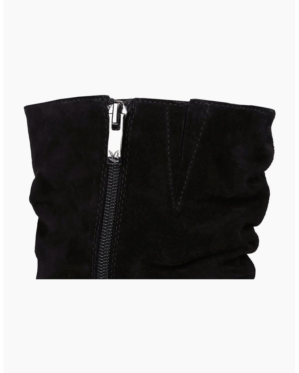 Caprice Black Fifi Calf Length Boots