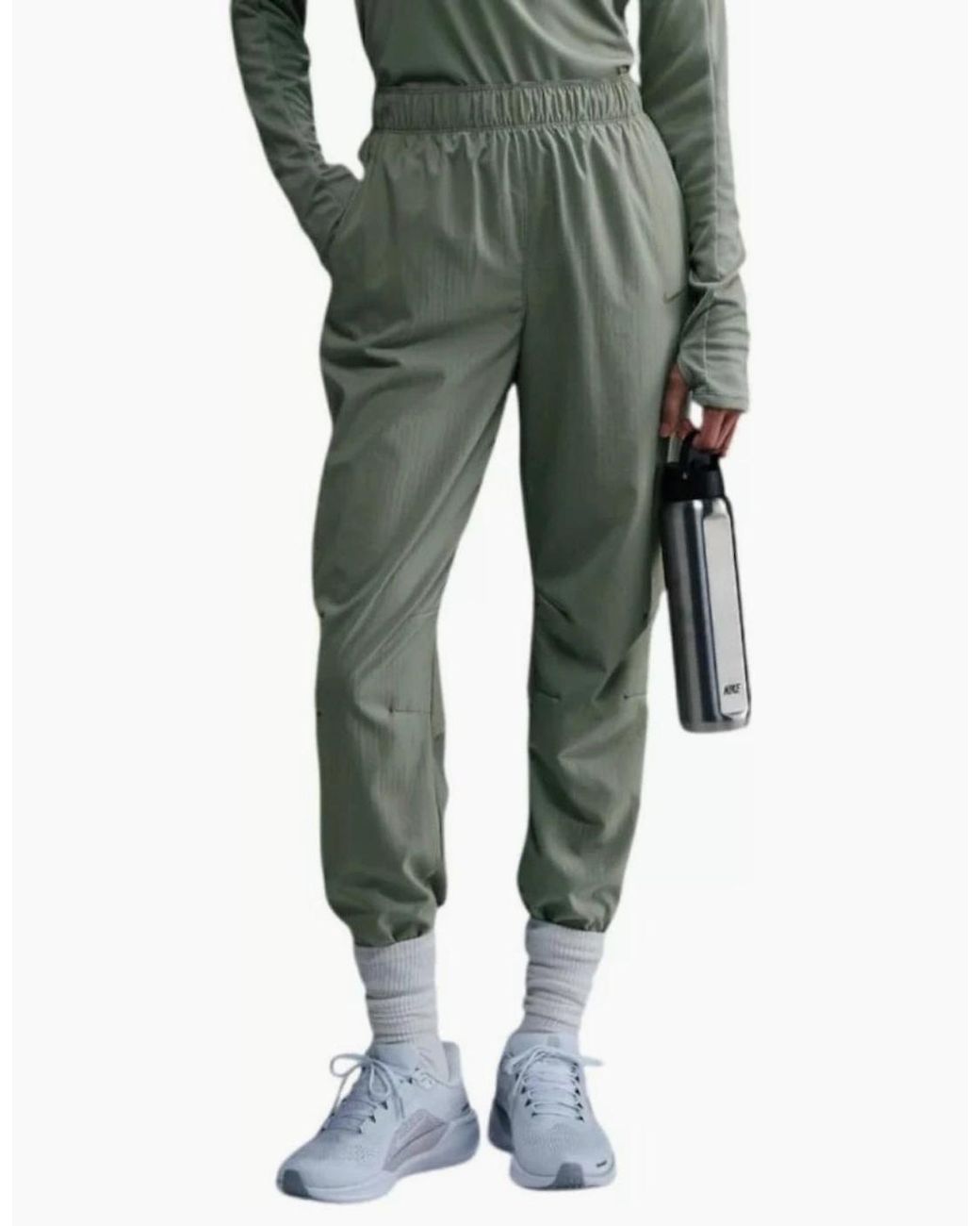 Nike Green Dri-Fit Fast Warm-Up Jade Horizon Running Pants