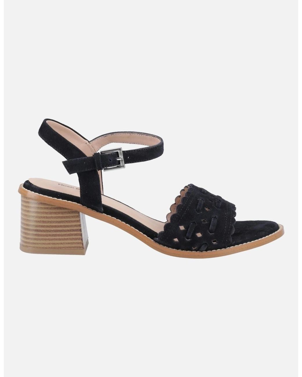Hush Puppies Black Lacie Heeled Sandal