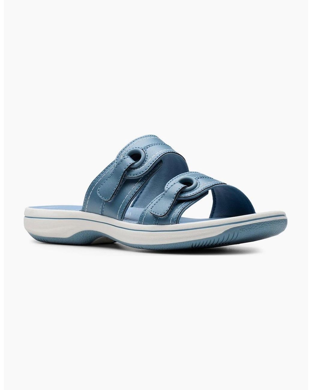 Clarks Blue Brinkley Maye Sandals