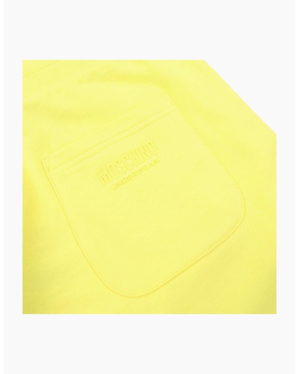 Moschino Yellow Underwear Logo Tape Shorts 0021 for men