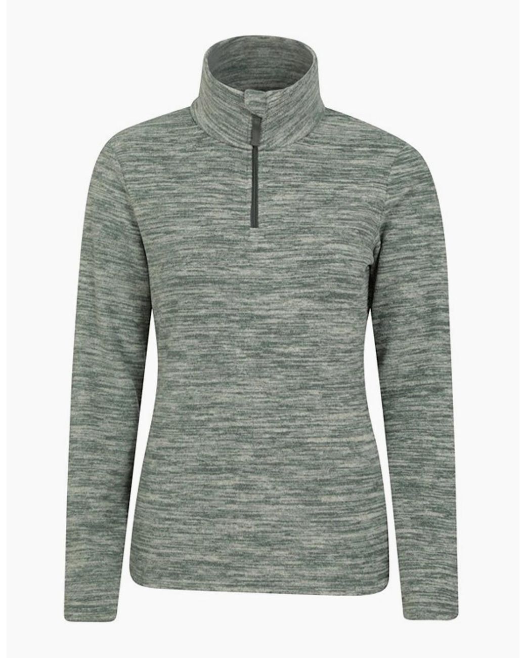 Mountain Warehouse Gray Ladies Snowdon Melange Fleece Top