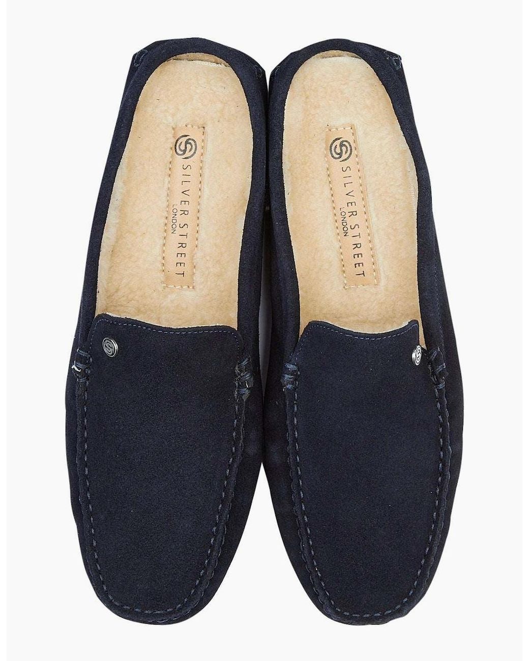 Silver Street London Blue Walbrook Loafers for men