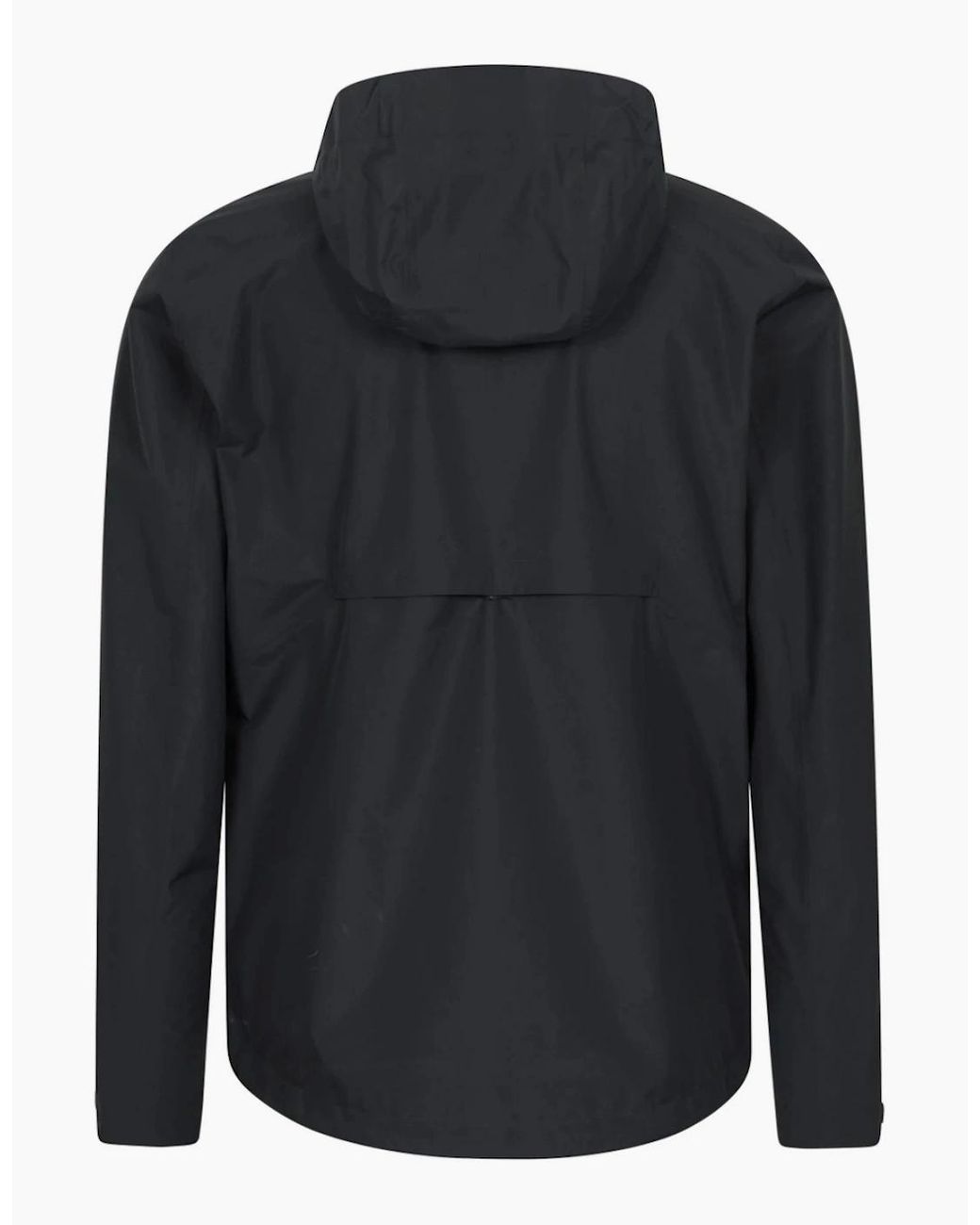 Mountain Warehouse Black Aerovent 2.5 Layer Stretch Waterproof Jacket for men