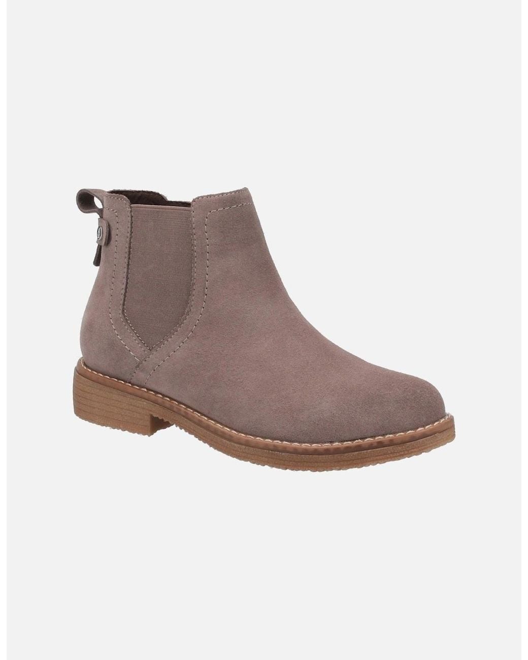 Hush Puppies Brown Maddy Suede Boots