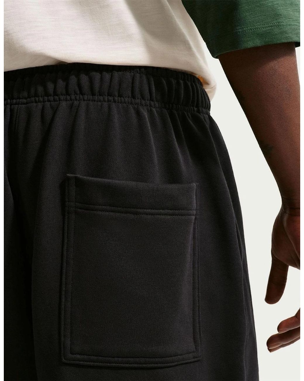 Nike Black Club French Terry Baggy Sweat Shorts for men