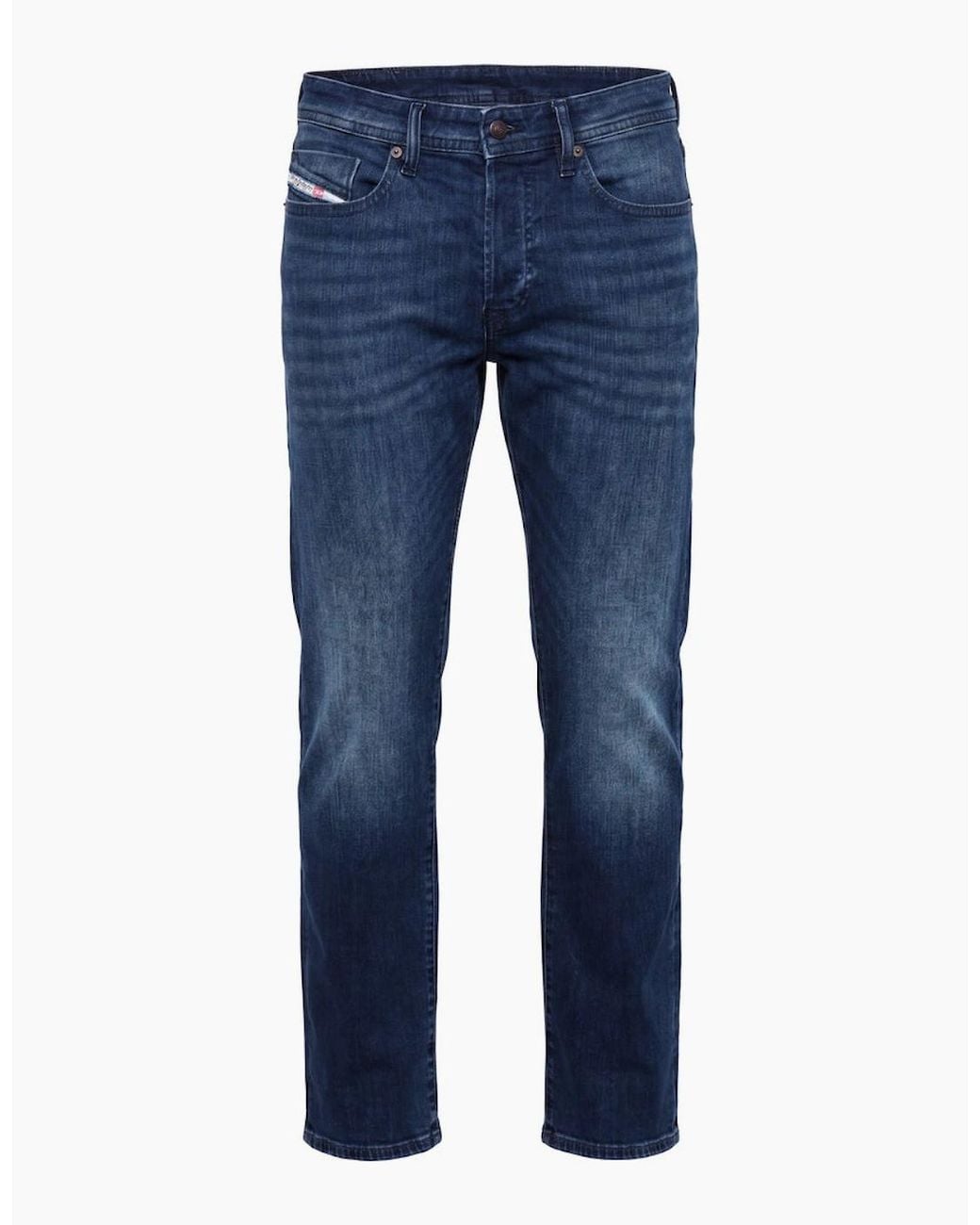 DIESEL Blue Buster-X Dark Faded Denim Jeans for men