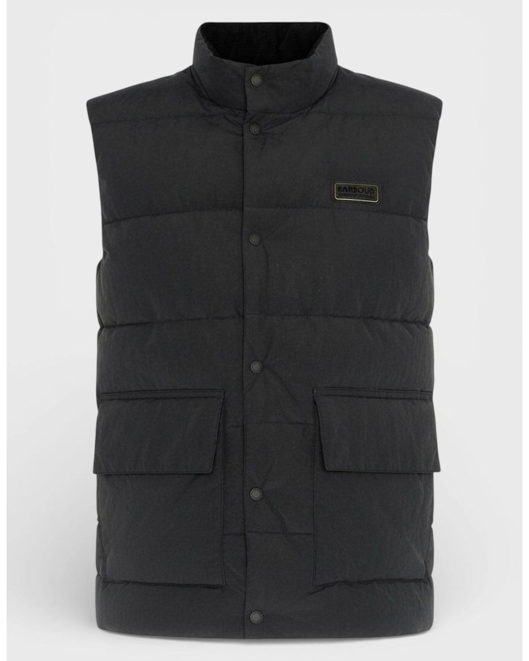 Barbour Black International Morville Quilted Gilet for men