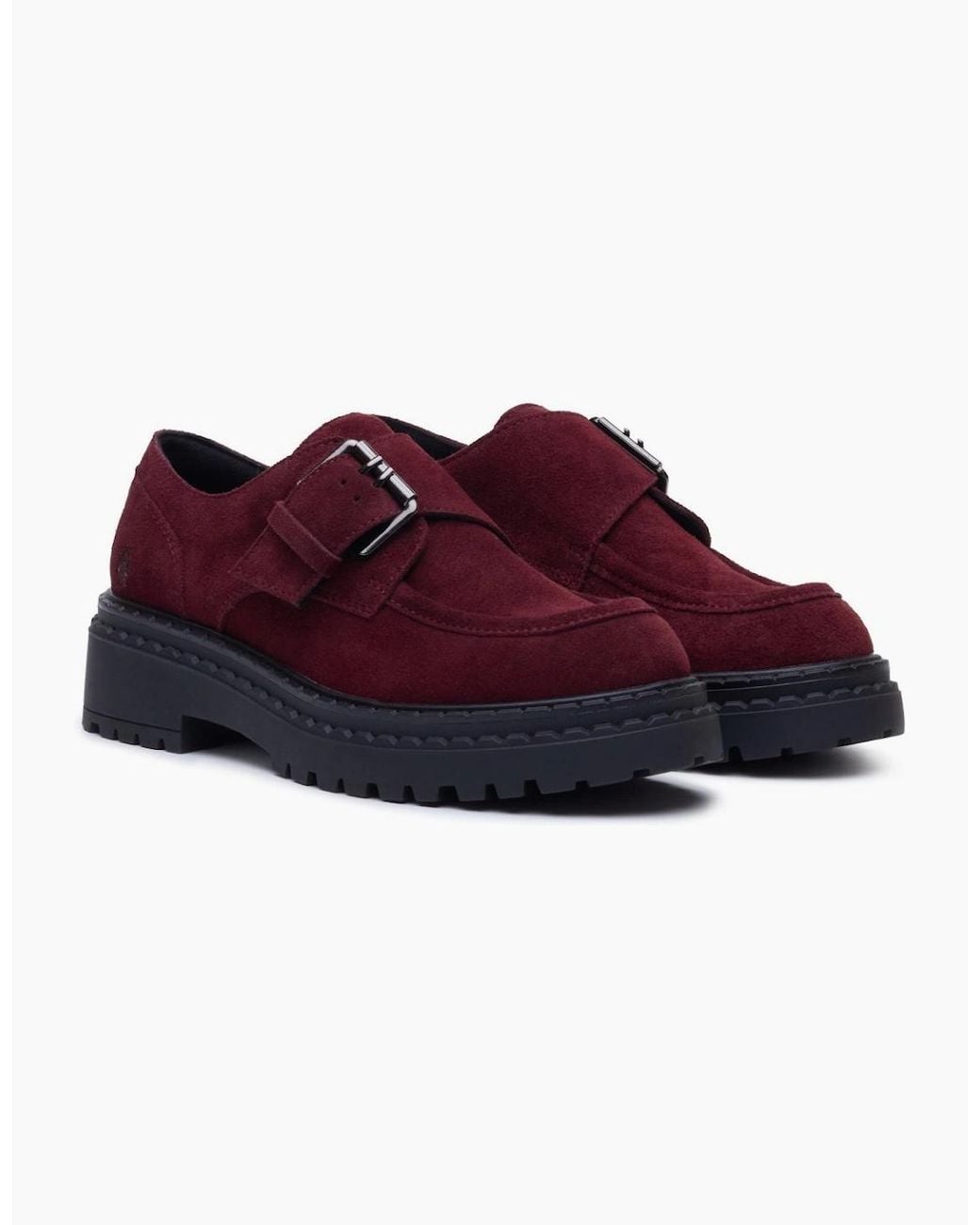 Hush Puppies Red Orla Monk Shoes