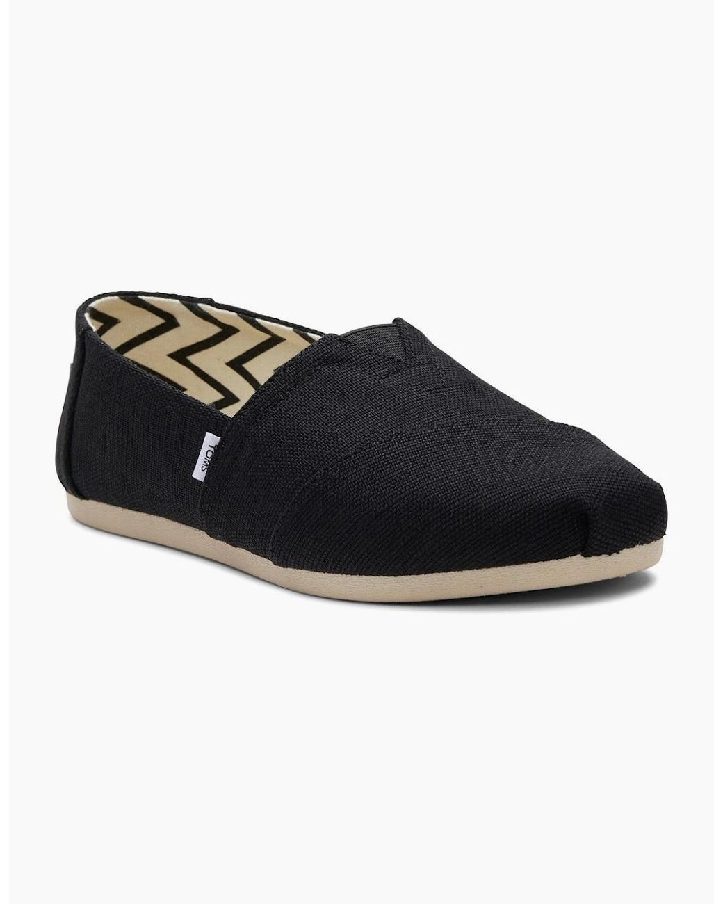 TOMS Black Alpargata Slip On Shoes