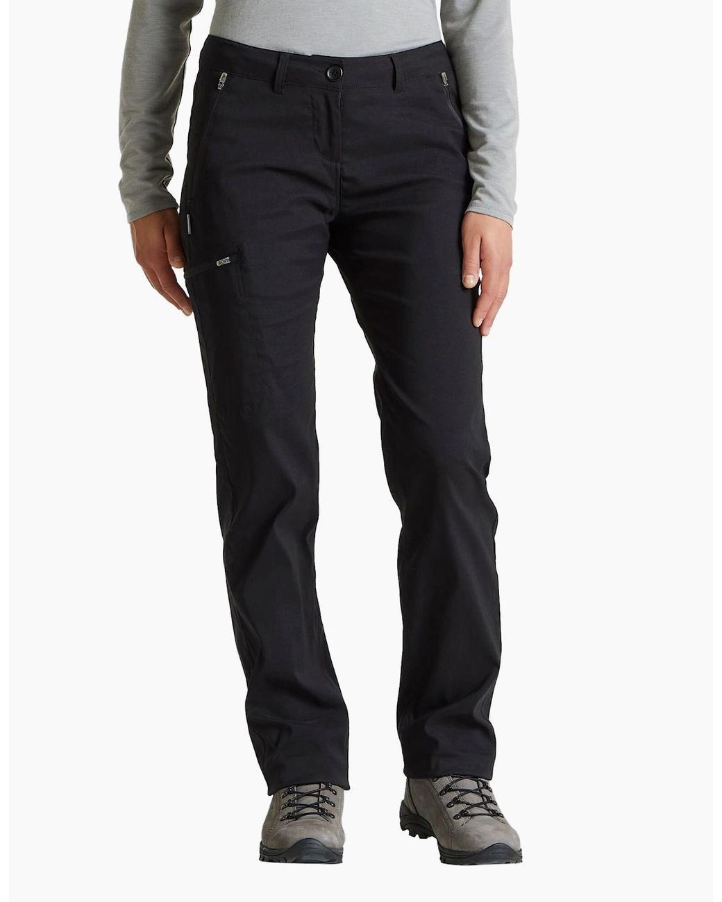 Craghoppers Black Ladies Kiwi Pro Stretch Trousers