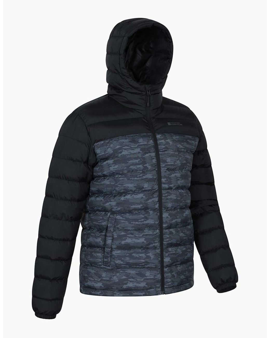 Mountain Warehouse Blue Seasons Ii Camo Padded Jacket for men