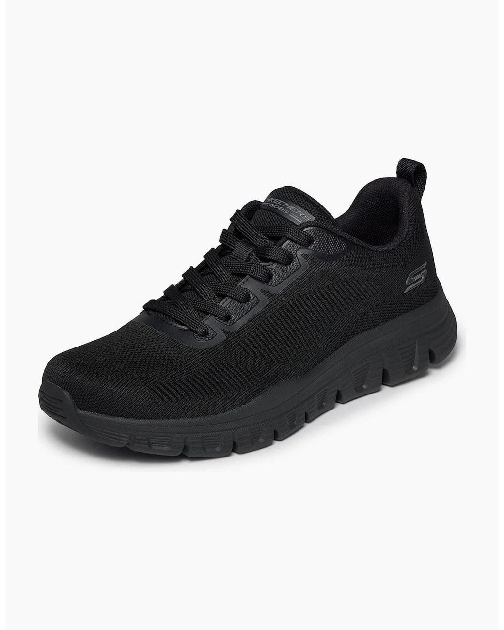 Skechers Black Bobs B Lite Textile Trainers for men