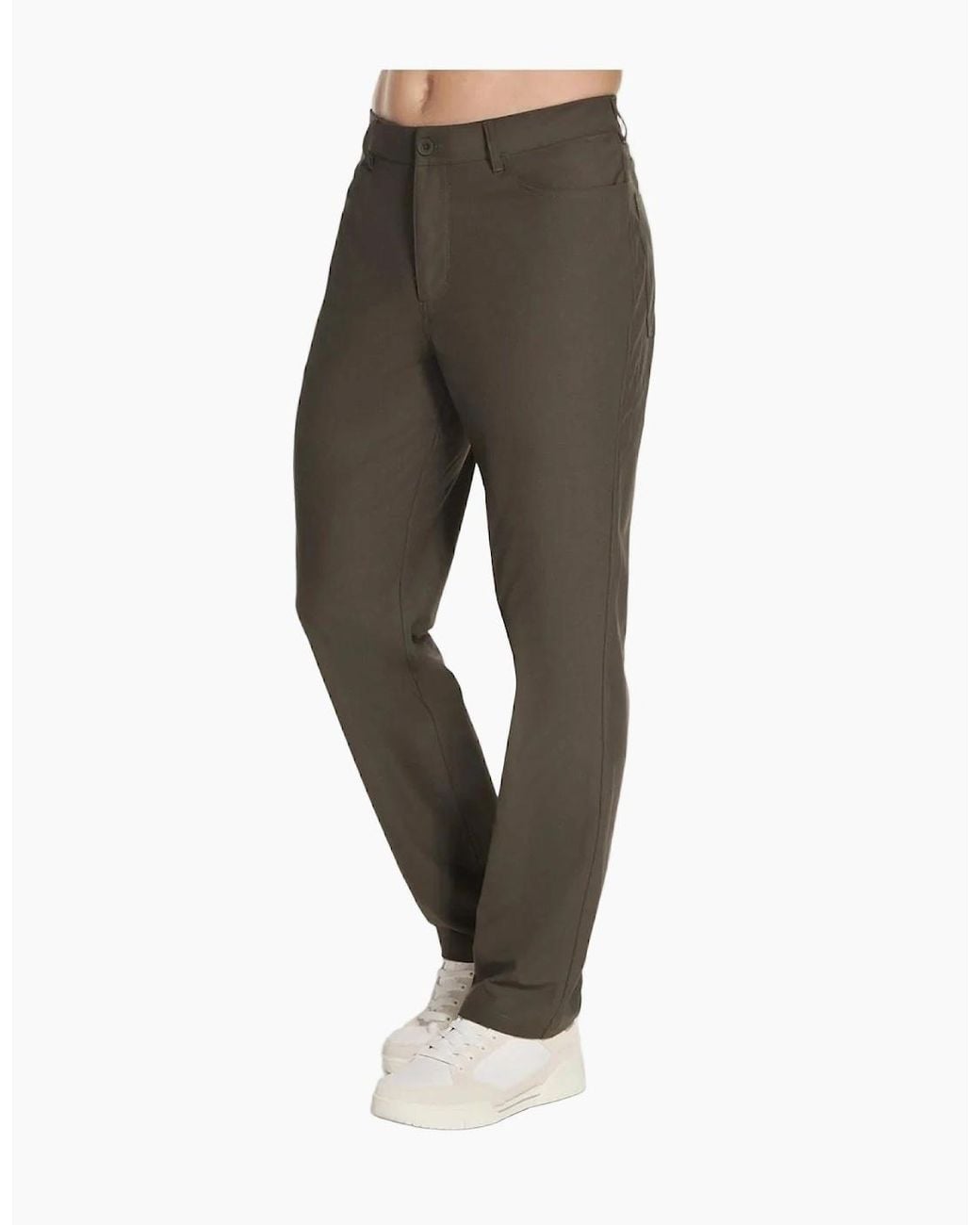 Skechers Gray Premium 5 Pocket Pant Polyester Chino Pants for men