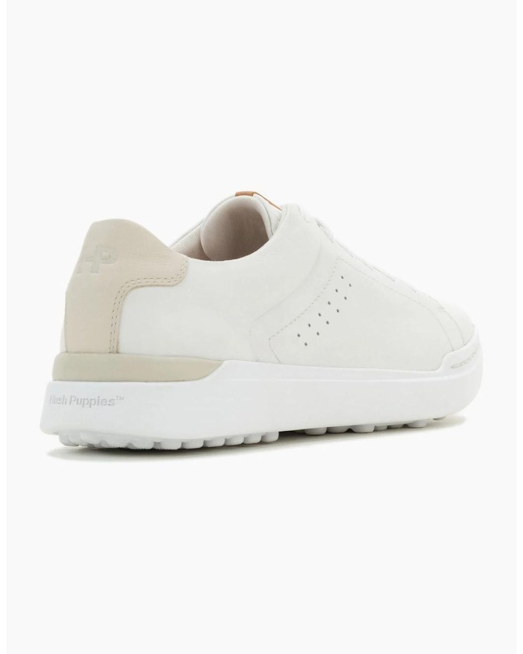 Hush Puppies White Wes Hp Trainers for men