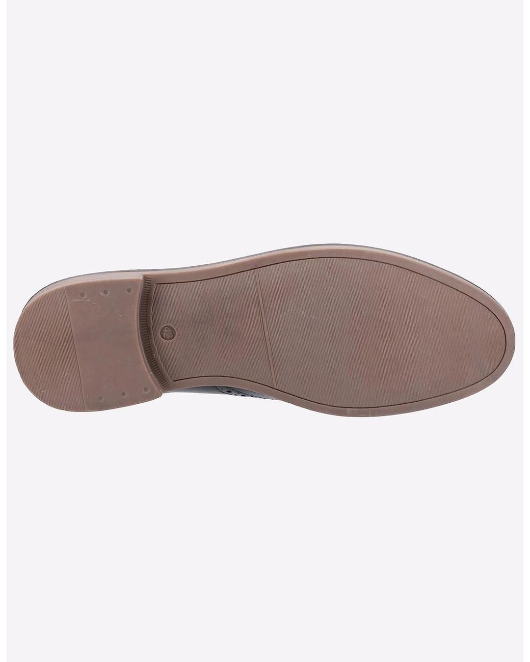 Hush Puppies Brown Bryson Memory Foam Brouge Shoes Bordo for men