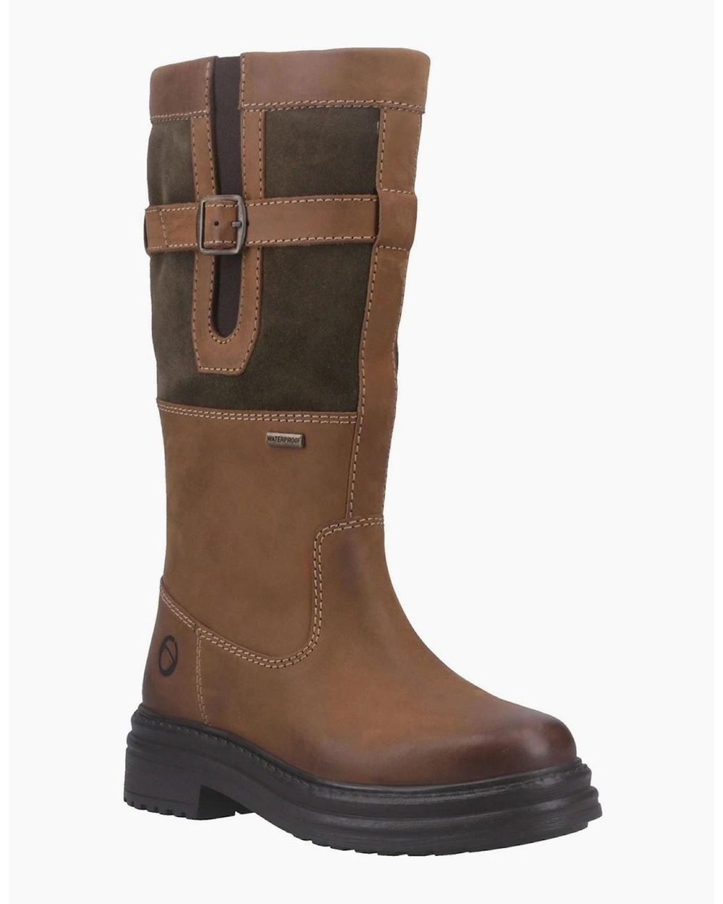 Cotswold Brown Broadwell Leather Tan/ Boots