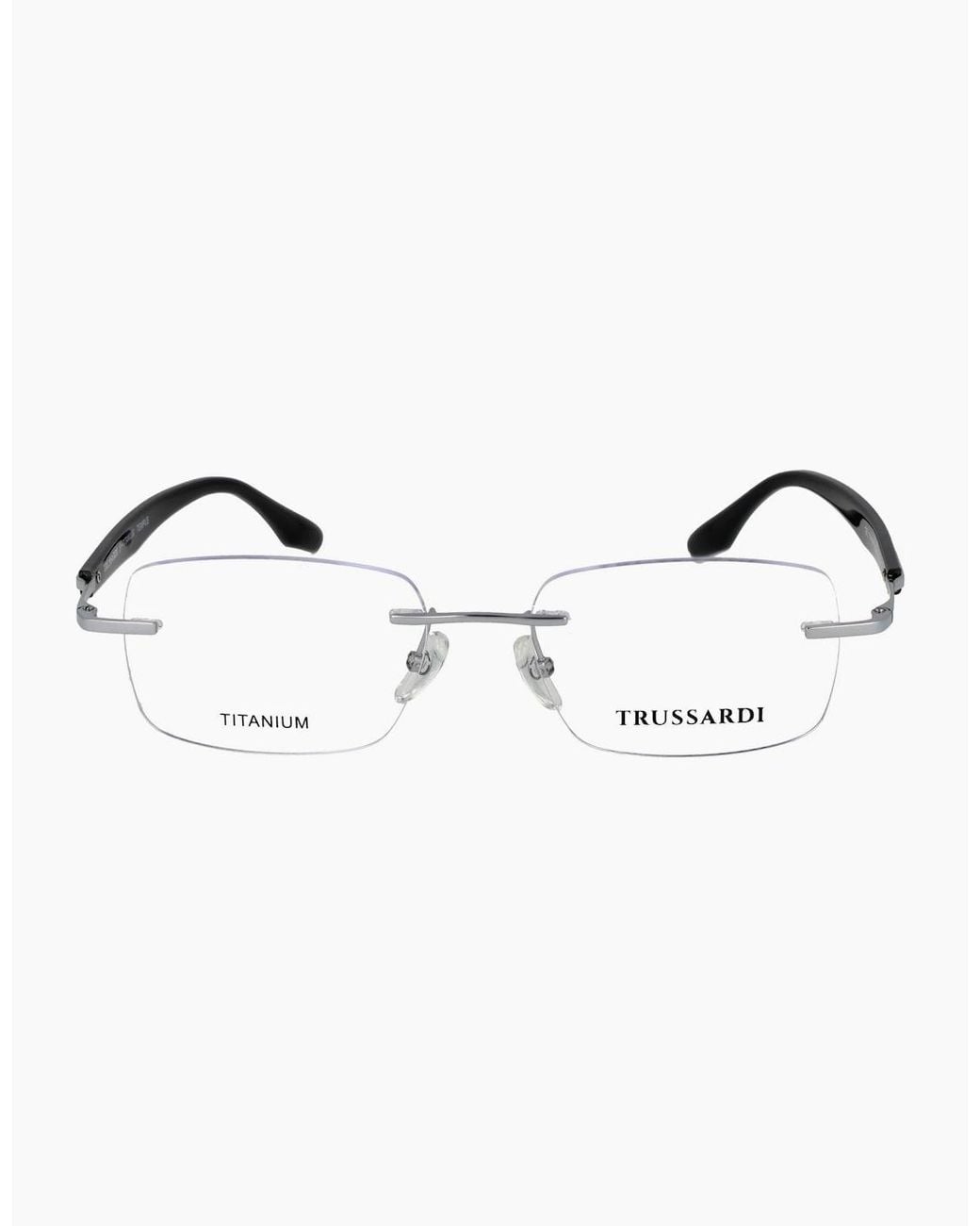 Trussardi Metallic Optical Frame Tsm1051T 03A 54 for men