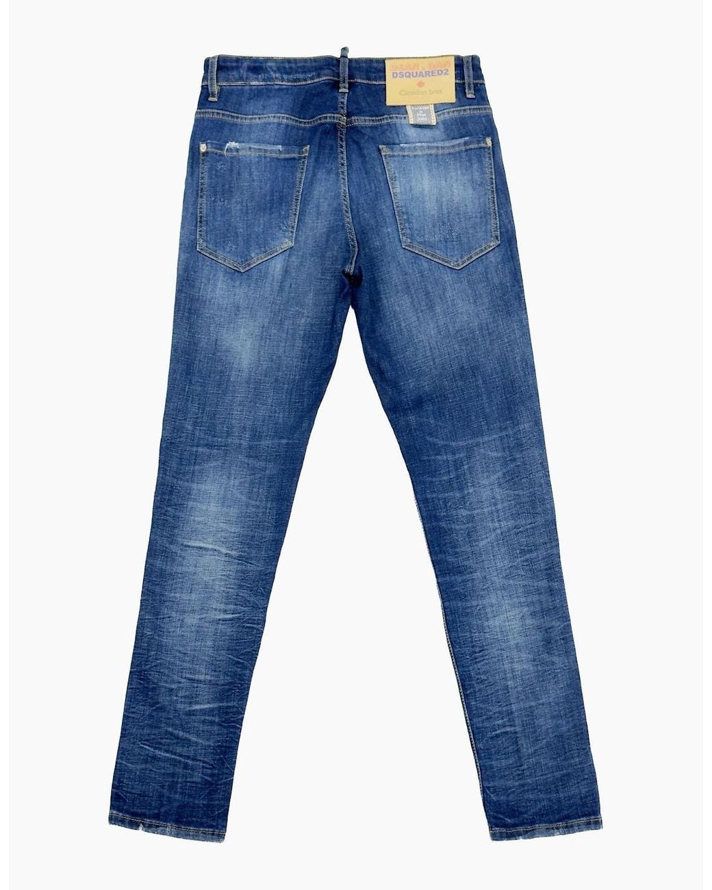 DSquared² Blue Stitching Detail Cool Guy Jeans for men