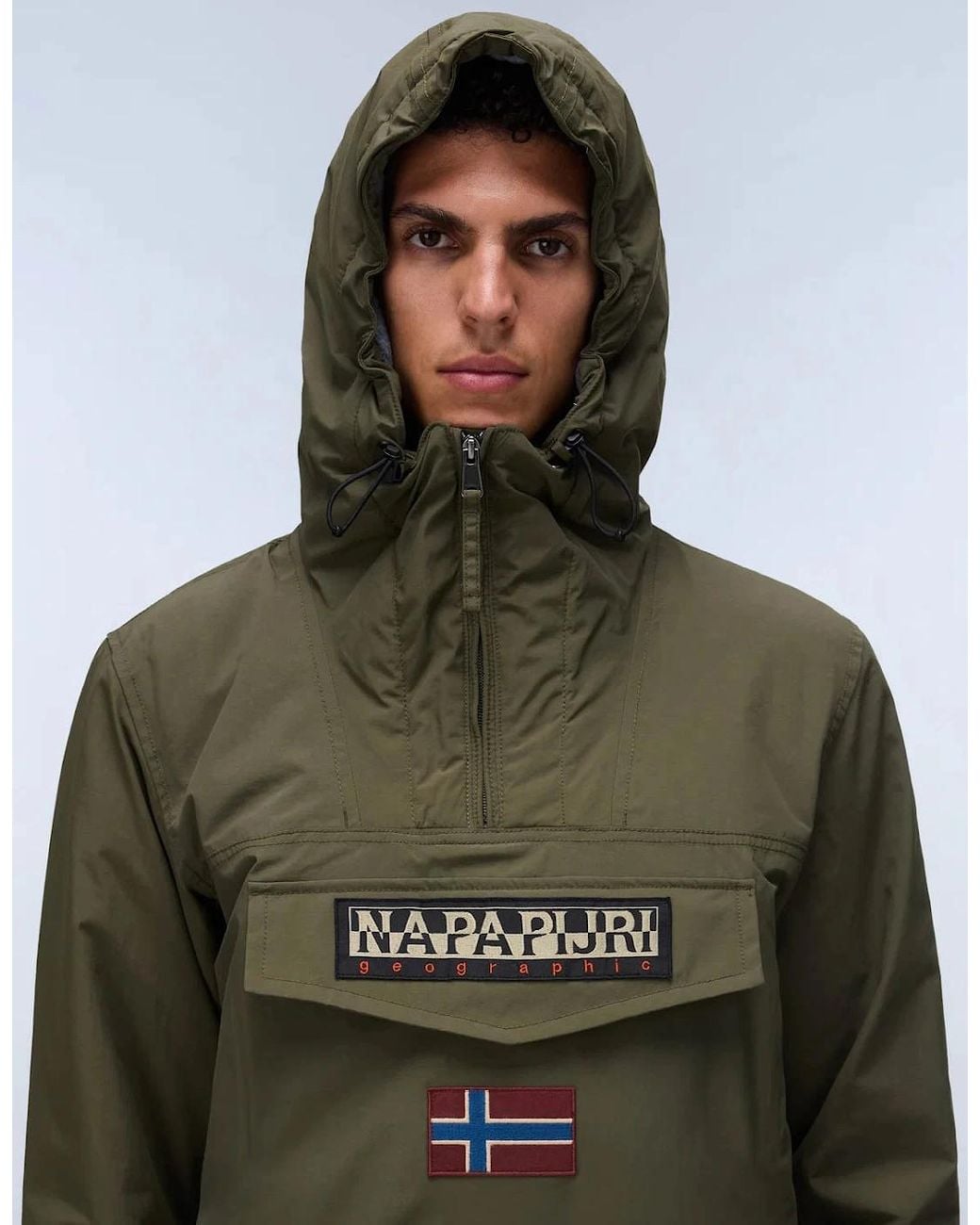 Napapijri Green Rainforest Winter 3 Hooded Anorak for men