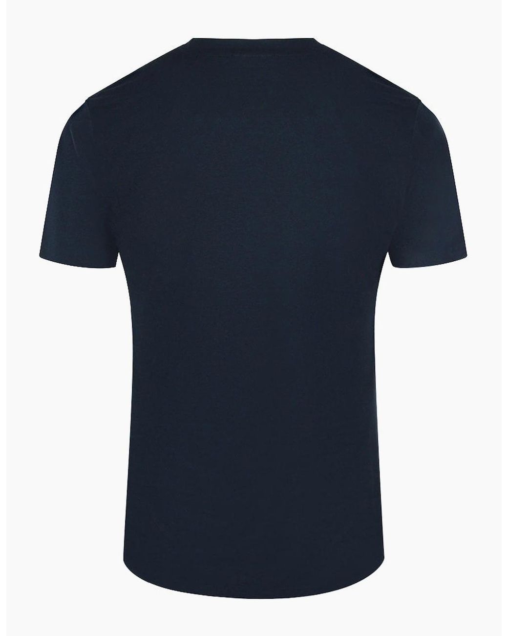 Roberto Cavalli Blue Cavalli Class Smoke Bold Logo T-Shirt for men