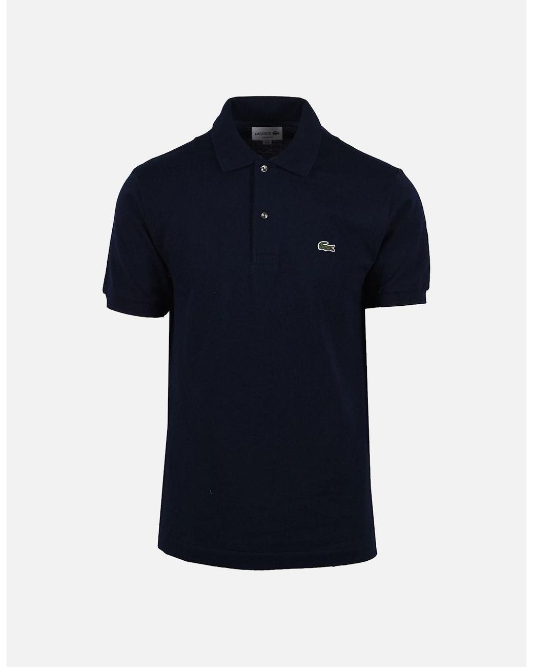 Lacoste Blue L.12.12 Pique Cotton Polo Shirt for men