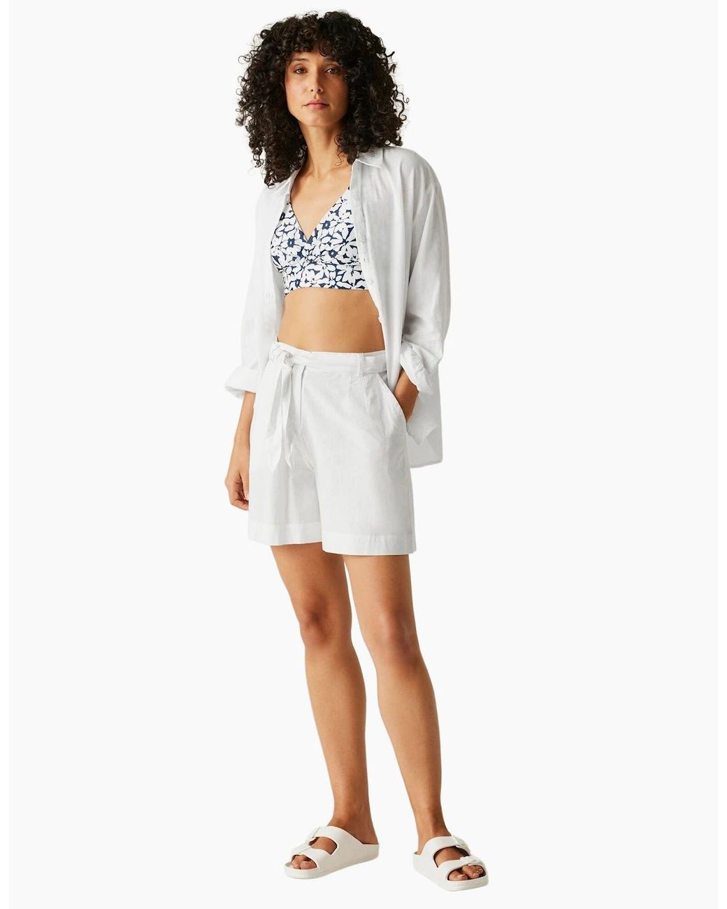 Regatta White Ladies Sabela Ii Shorts