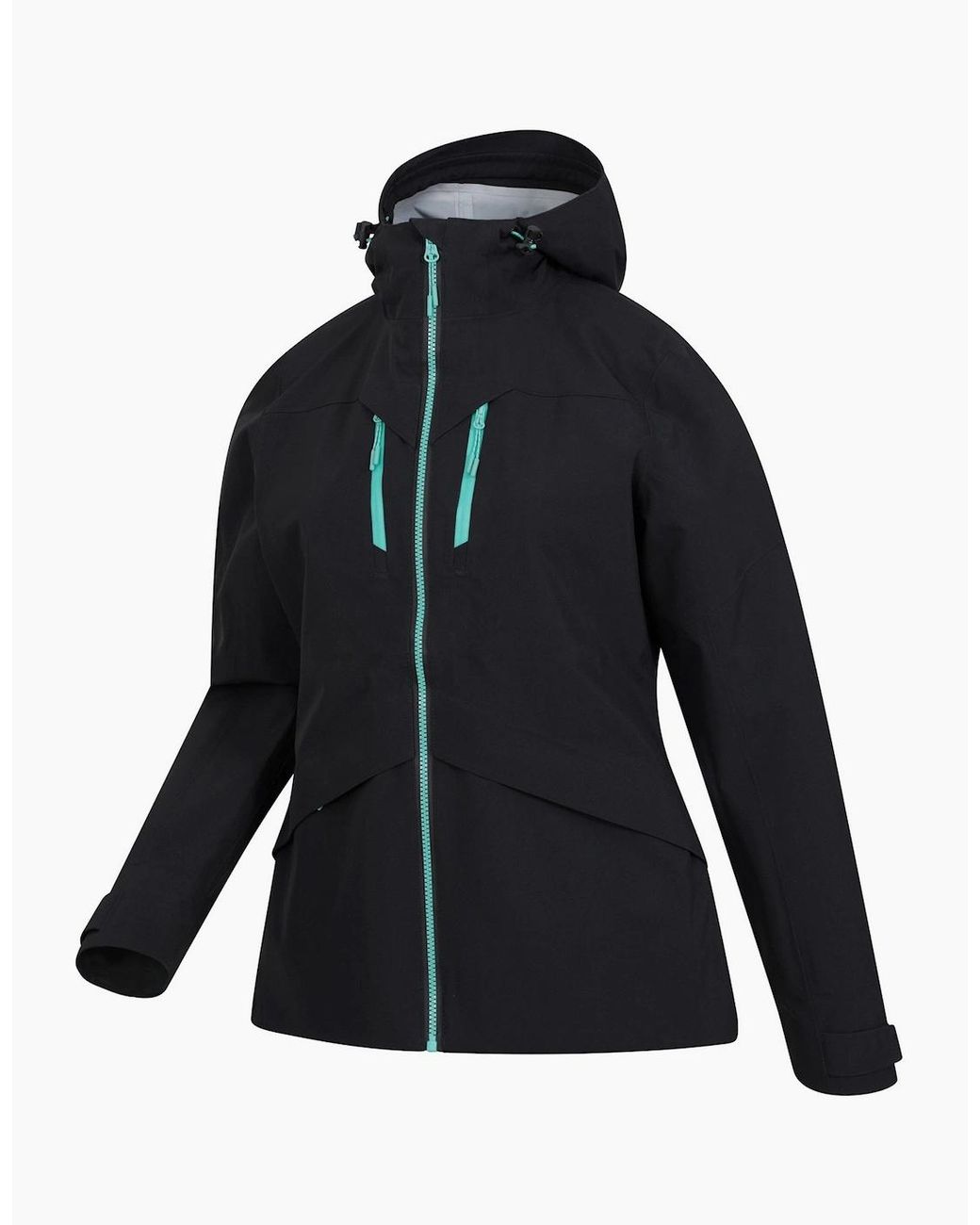 Mountain Warehouse Blue Ladies Rhine Extreme 3 Layer Waterproof Jacket