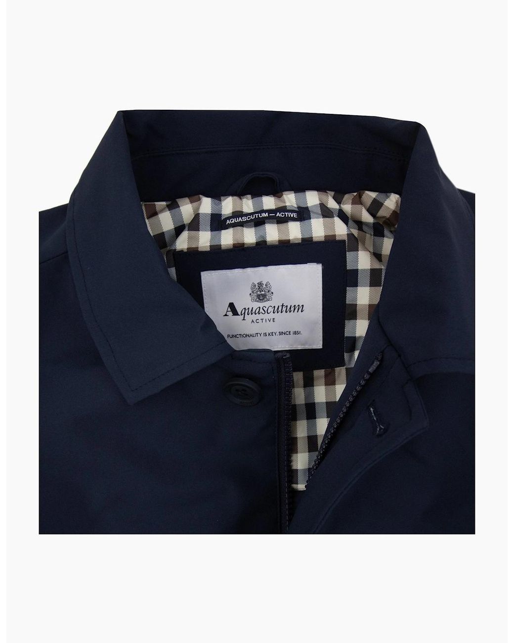 Aquascutum Blue Shell Active Mid Trench Coat 11 for men