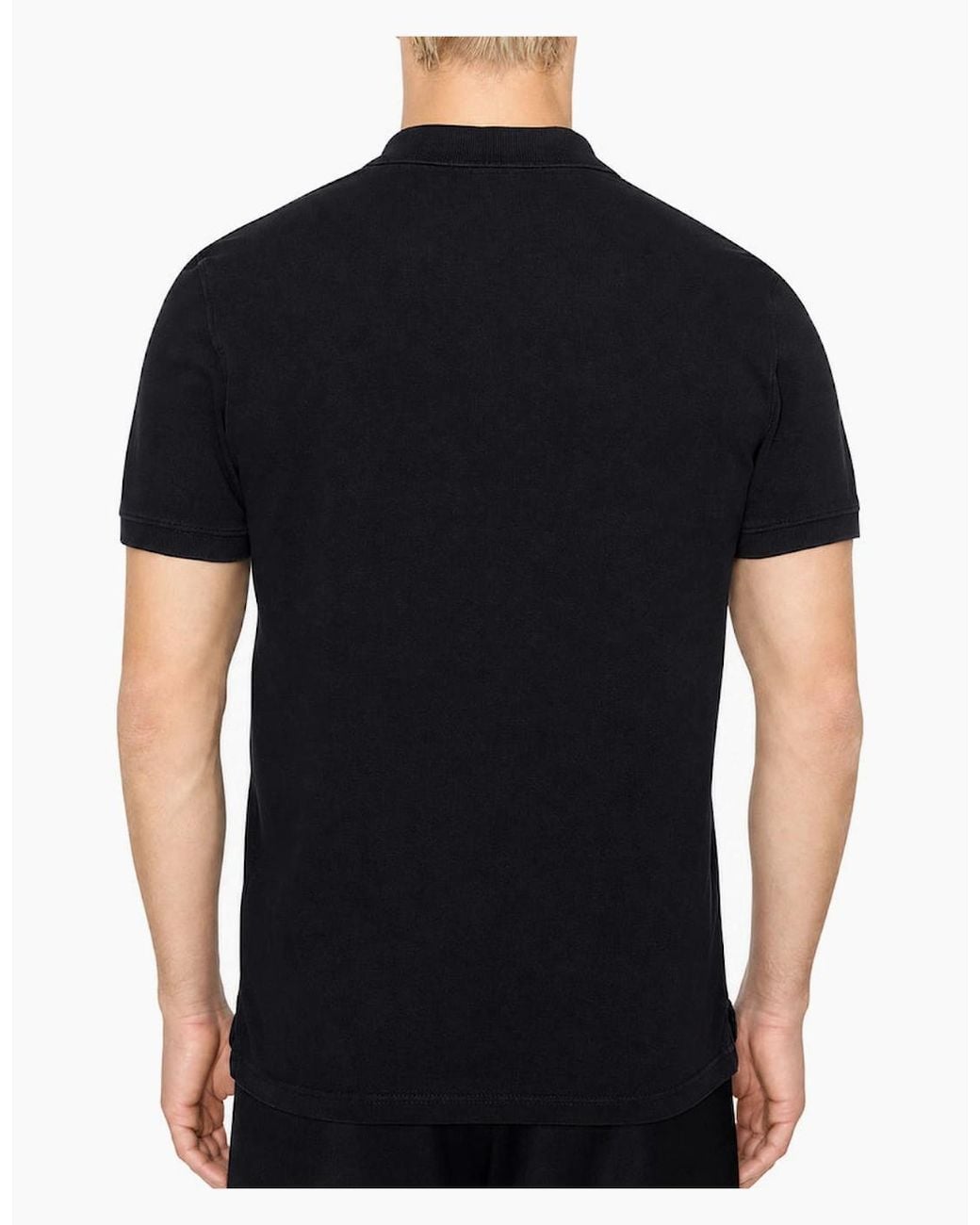 DIESEL Black T-Smith-Ind Polo Shirt for men