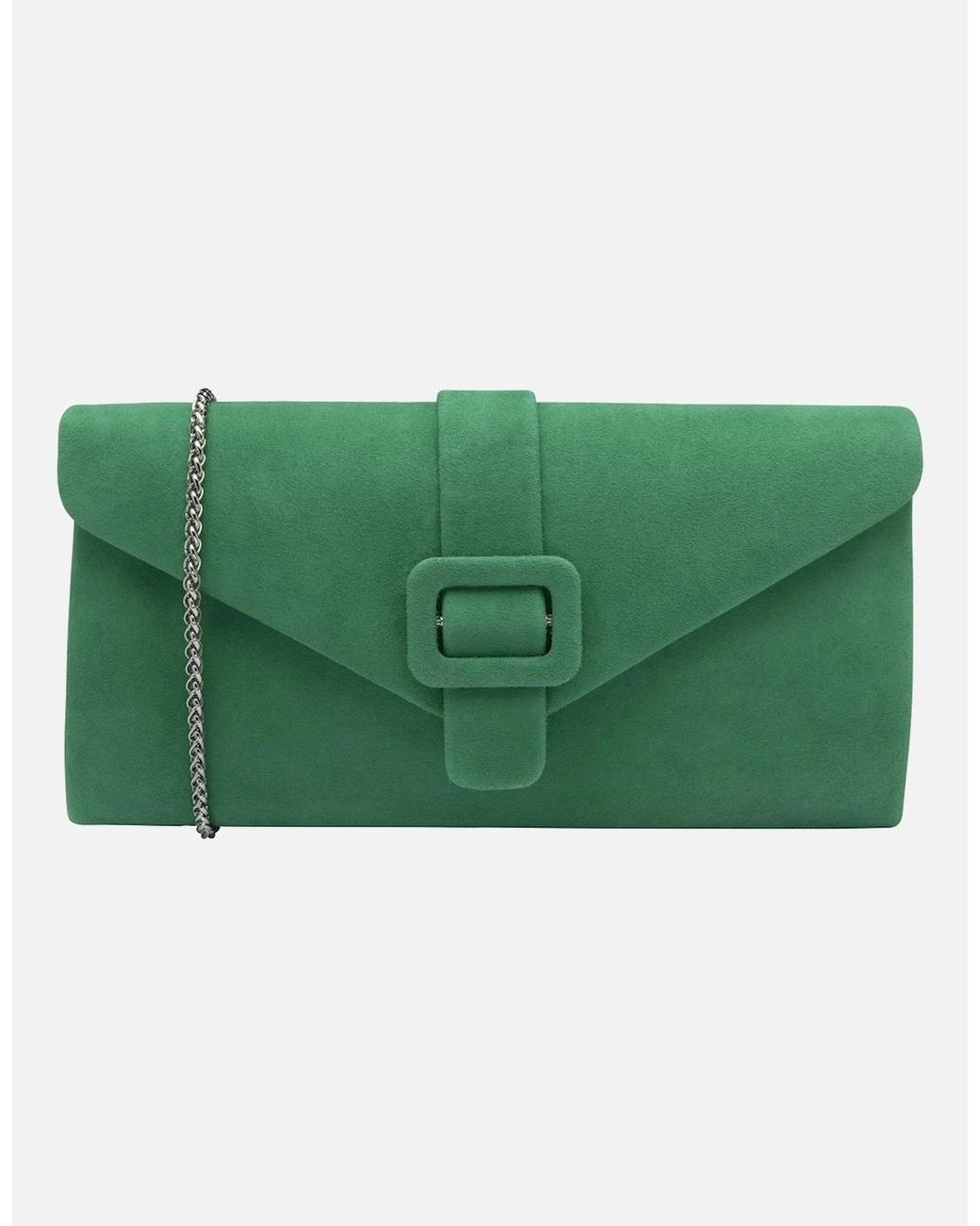 Lotus Green Aletta Clutch Bag
