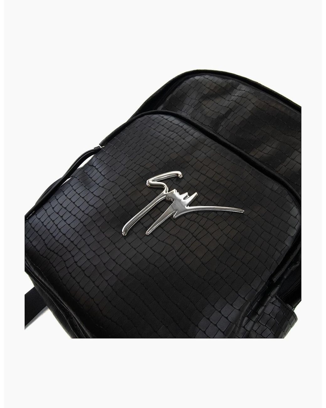 Giuseppe Zanotti Black Signature Borse Carry Backpack for men