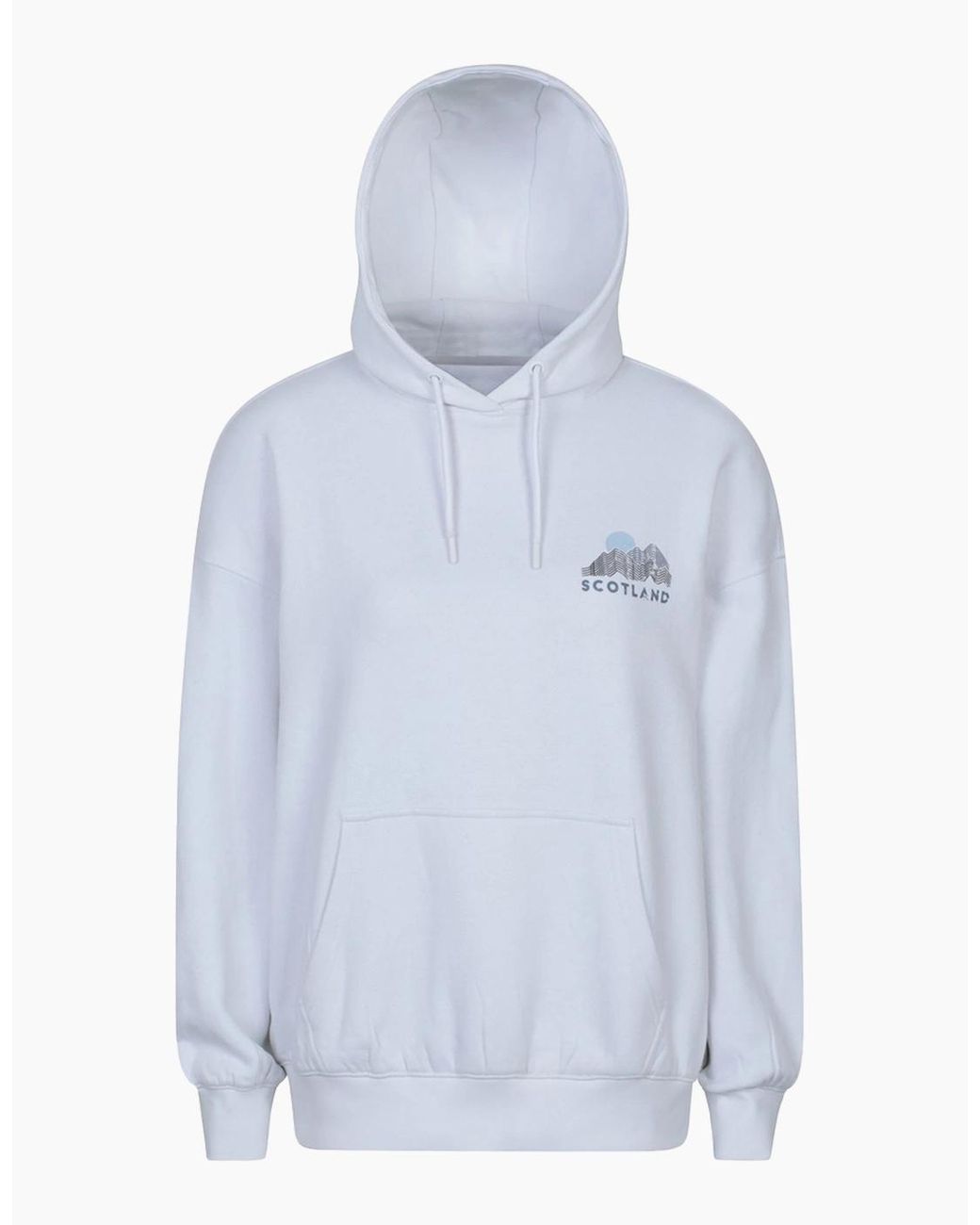 Mountain Warehouse Blue Ladies Scotland Graphic Relaxed Fit Hoodie
