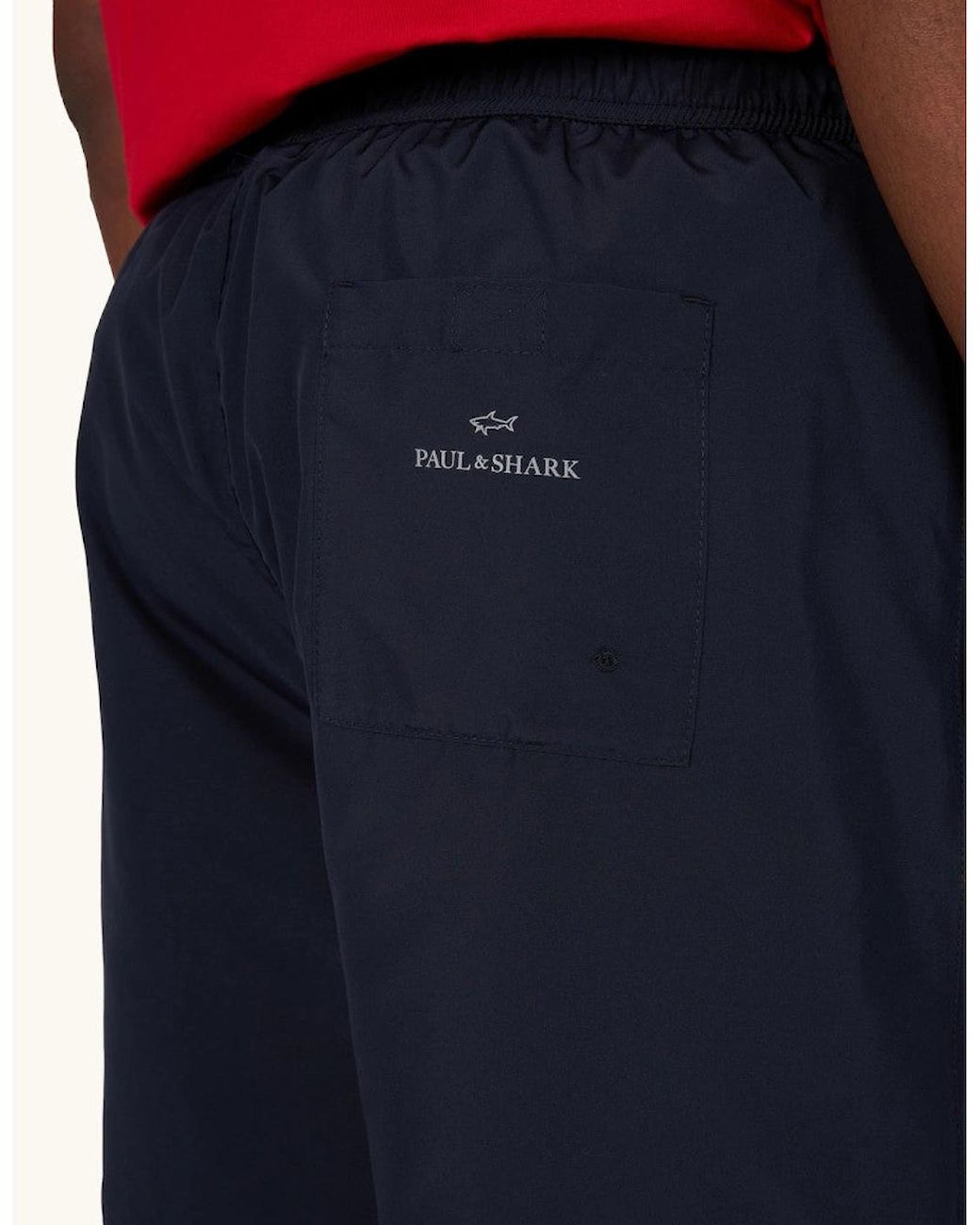 Paul & Shark Blue Reflective Logo Swim Shorts 013 for men